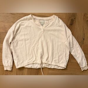 American Eagle | Cinch Drawstring Crewneck Sweater | XS